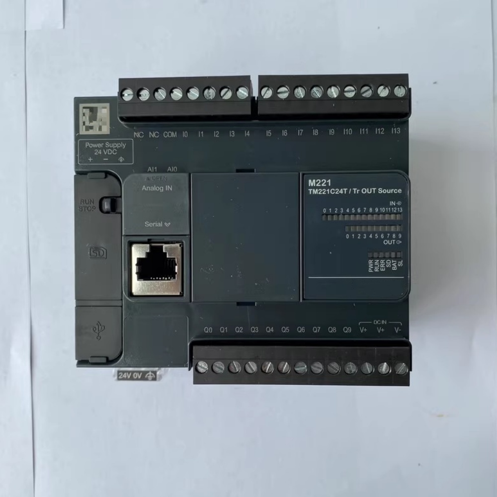 100% чисто нов, оригинален и оригинален Schneider TM221C24T Честотни преобразуватели, прекъсвачи, контактори, защитни устройства