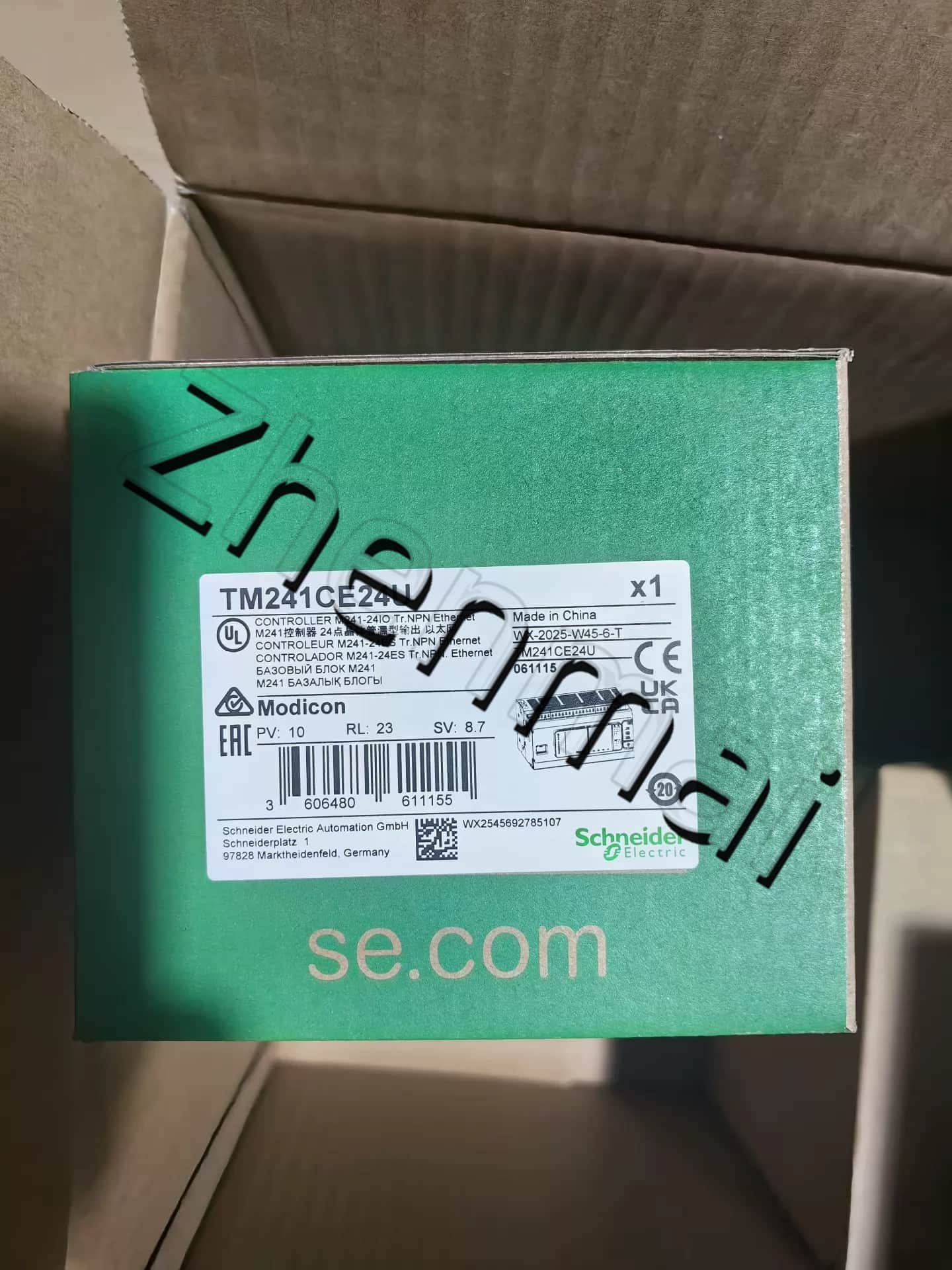 100% чисто нов, оригинален и оригинален Schneider TM241CE24U Честотни преобразуватели, прекъсвачи, контактори, защитни устройства