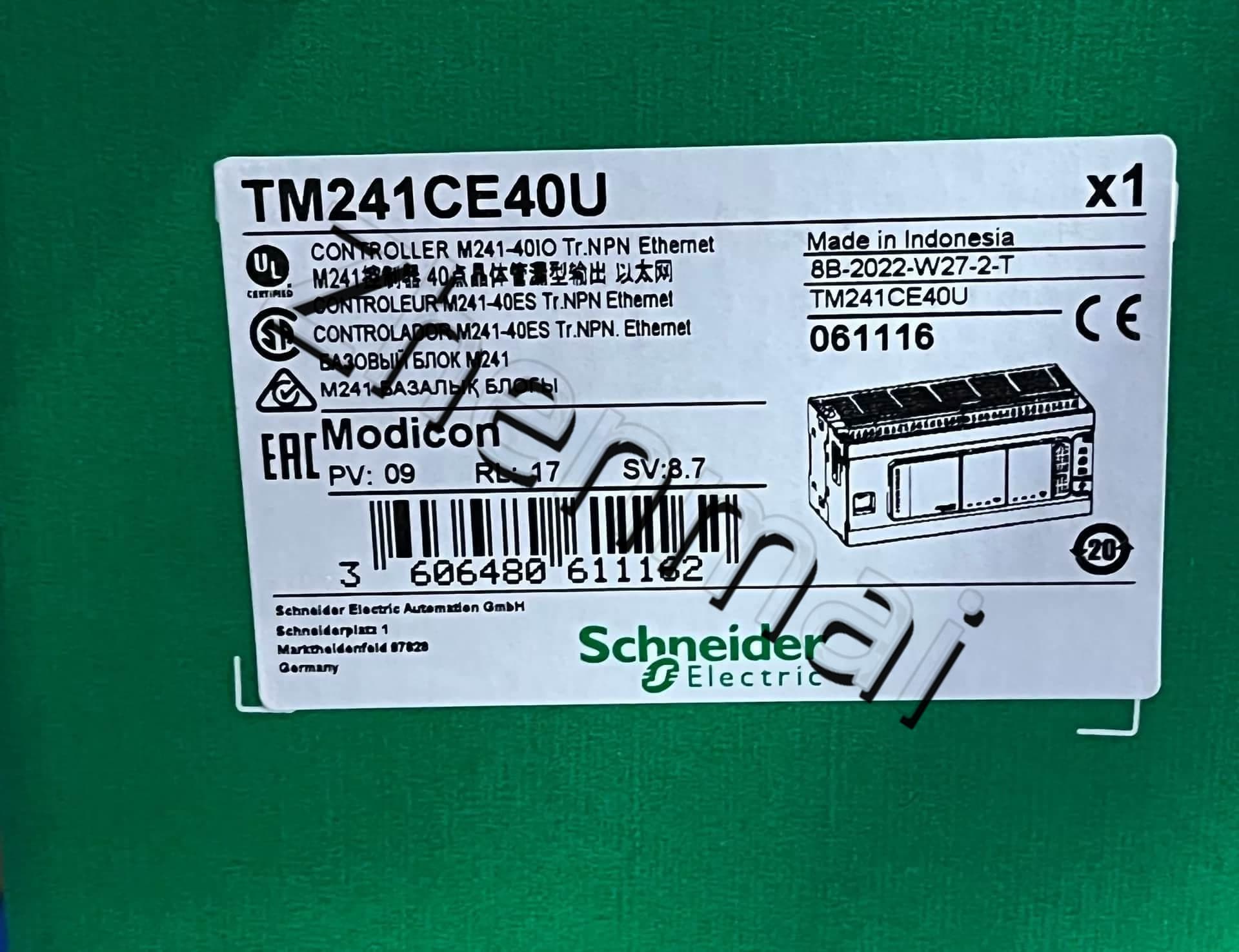 100% чисто нов, оригинален и оригинален Schneider TM241CE40U Честотни преобразуватели, прекъсвачи, контактори, защитни устройства