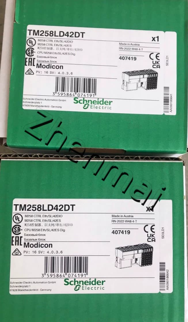 100% чисто нов, оригинален и оригинален Schneider TM258LD42DT Честотни преобразуватели, прекъсвачи, контактори, защитни устройства