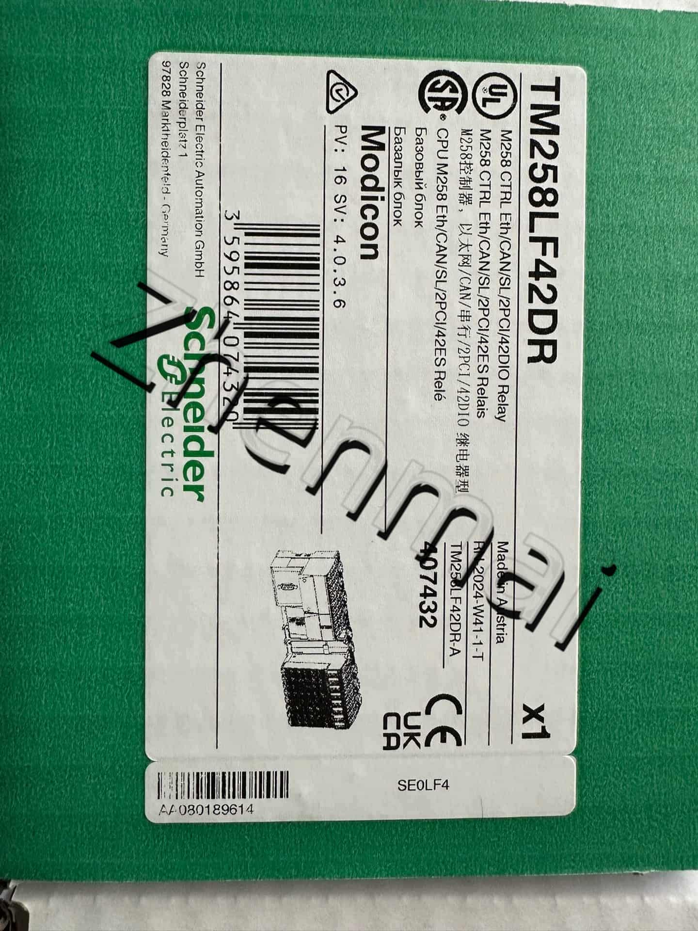 100% чисто нов, оригинален и оригинален Schneider TM258LF42DR Честотни преобразуватели, прекъсвачи, контактори, защитни устройства