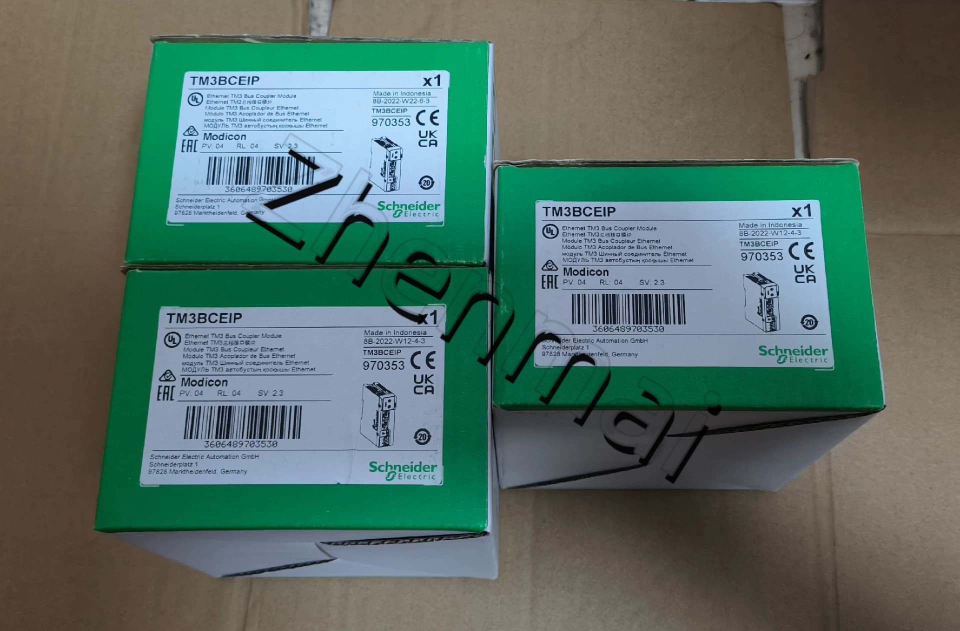 100% чисто нов, оригинален и оригинален Schneider TM3BCEIP Честотни преобразуватели, прекъсвачи, контактори, защитни устройства