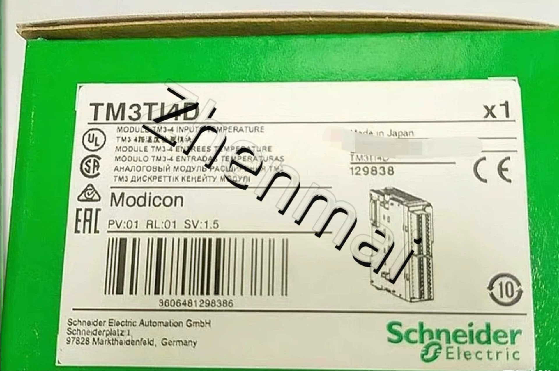 100% чисто нов, оригинален и оригинален Schneider TM3TI4D Честотни преобразуватели, прекъсвачи, контактори, защитни устройства