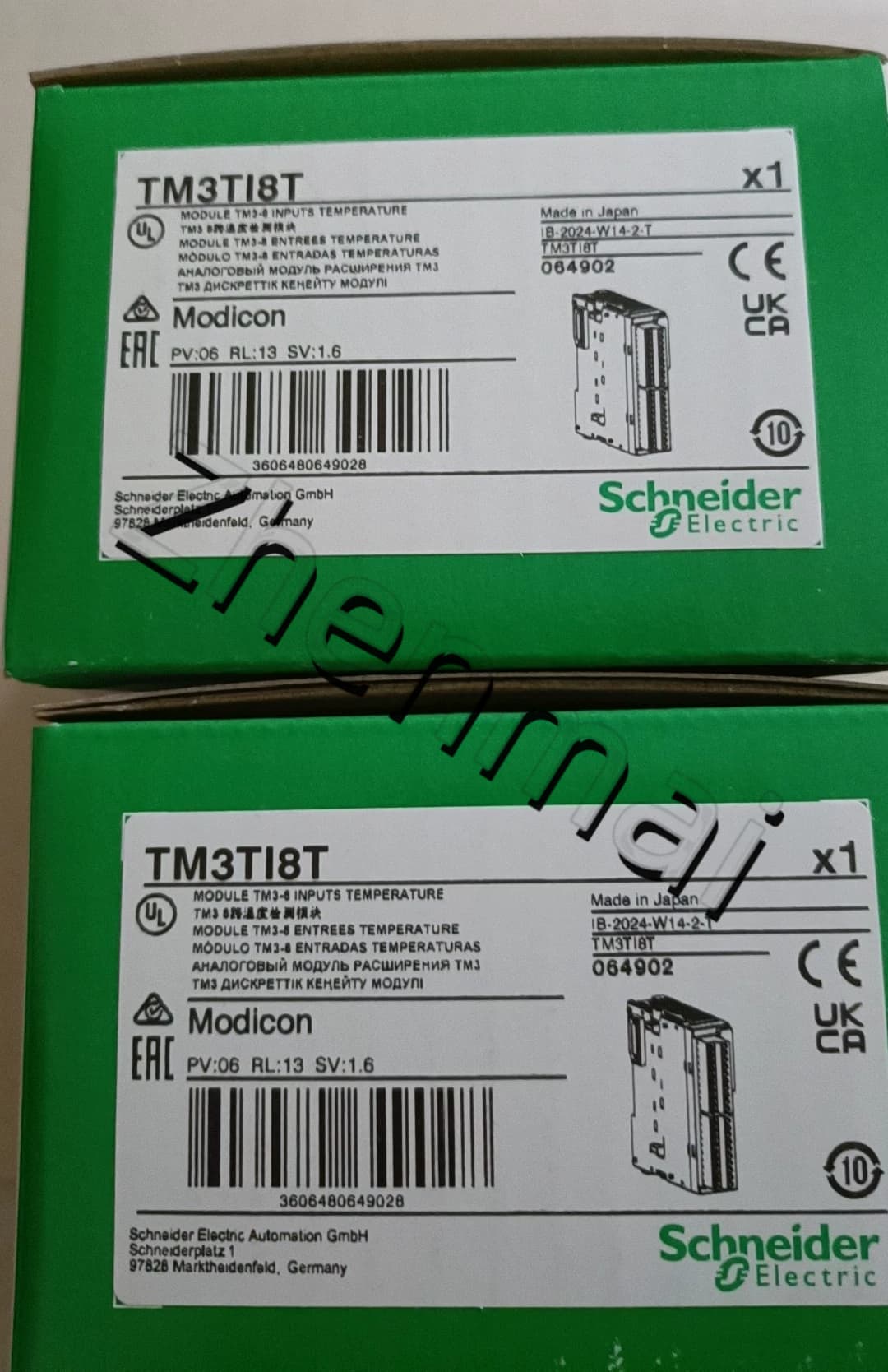 100% чисто нов, оригинален и оригинален Schneider TM3TI8T Честотни преобразуватели, прекъсвачи, контактори, защитни устройства