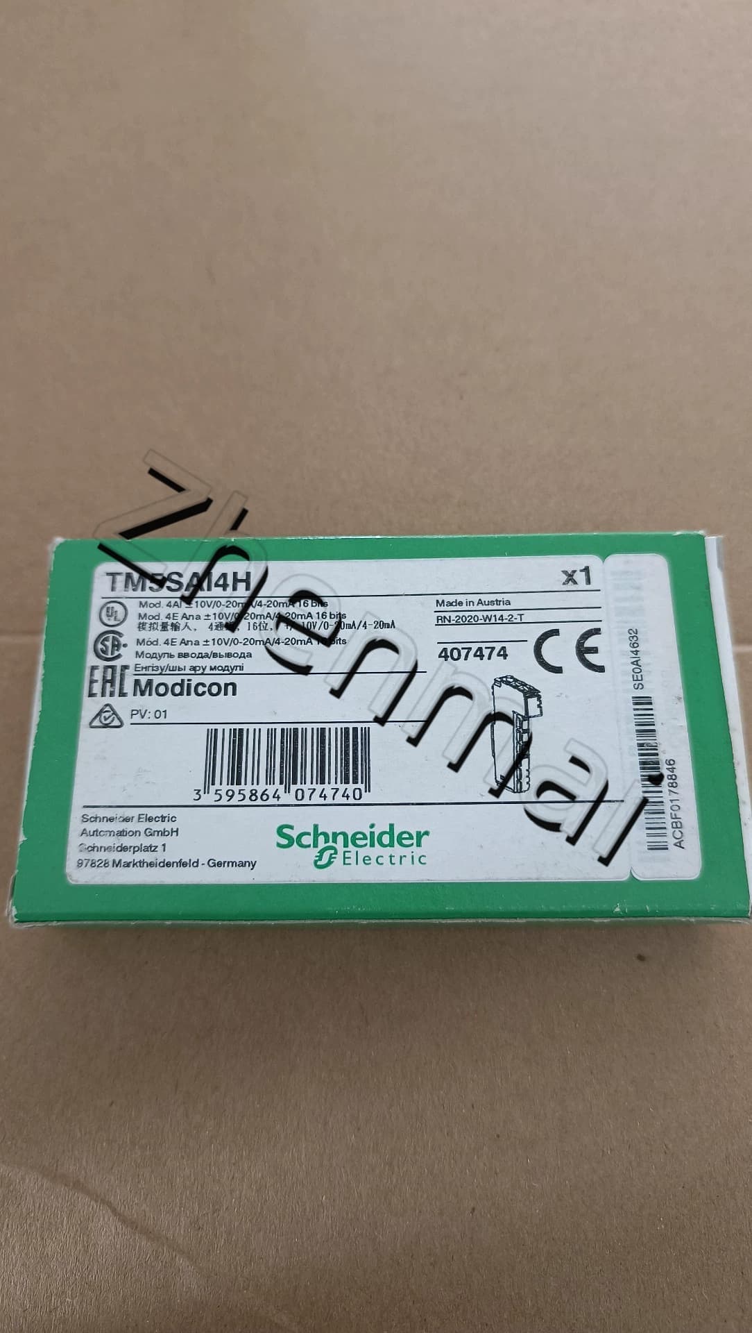 100% чисто нов, оригинален и оригинален Schneider TM5SAI4H Честотни преобразуватели, прекъсвачи, контактори, защитни устройства