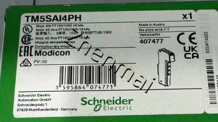 100% чисто нов, оригинален и оригинален Schneider TM5SAI4PH Честотни преобразуватели, прекъсвачи, контактори, защитни устройства