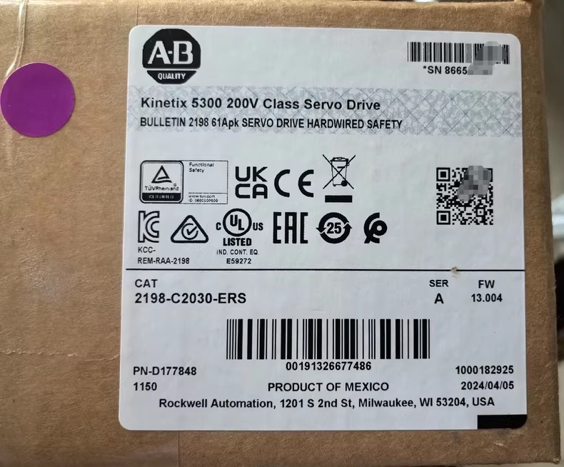 2198-C2030-ERS Kinetix 5300 Servo Drive, чисто нов и оригинален Бърза доставка