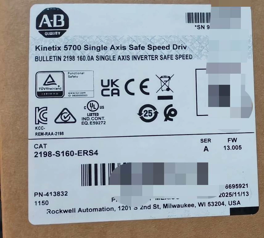 2198-S160-ERS4 Kinetix 5700 серво, чисто ново и оригинално