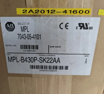 Allen Bradley MPL-B430P-SK22AA Серво мотор Бюлетин MPL LL