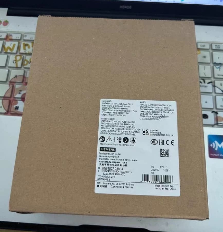 Чисто нов, оригинален, заводски директен Siemens 3RW4027-2BB04 Софт Стартер SIRIUS SOFT STARTER