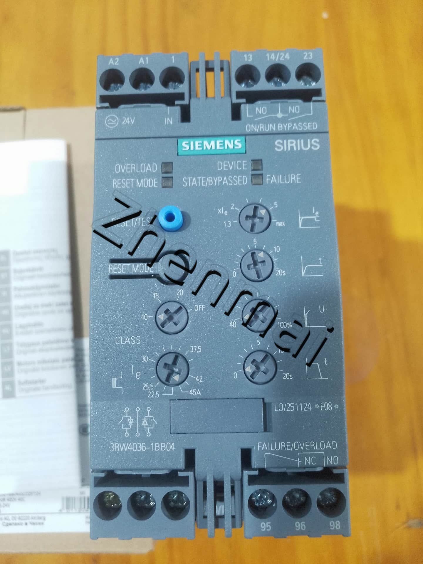 Чисто нов, оригинален, заводски директен Siemens 3RW4036-1BB04 Софт Стартер SIRIUS SOFT STARTER