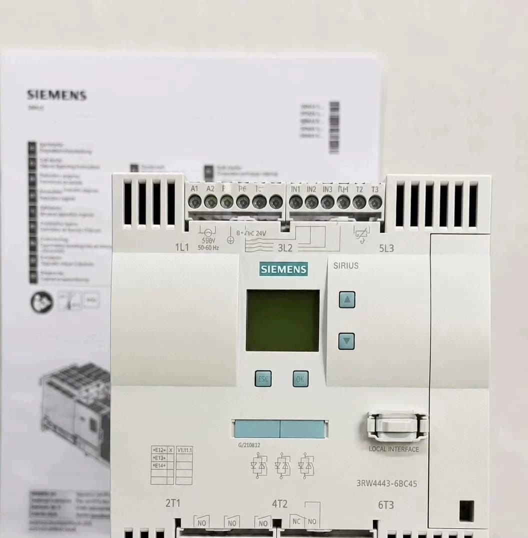 Чисто нов, оригинален, директно фабрично устройство за меко пускане Siemens 3RW4456-6BC45 SIRIUS SOFT STARTER