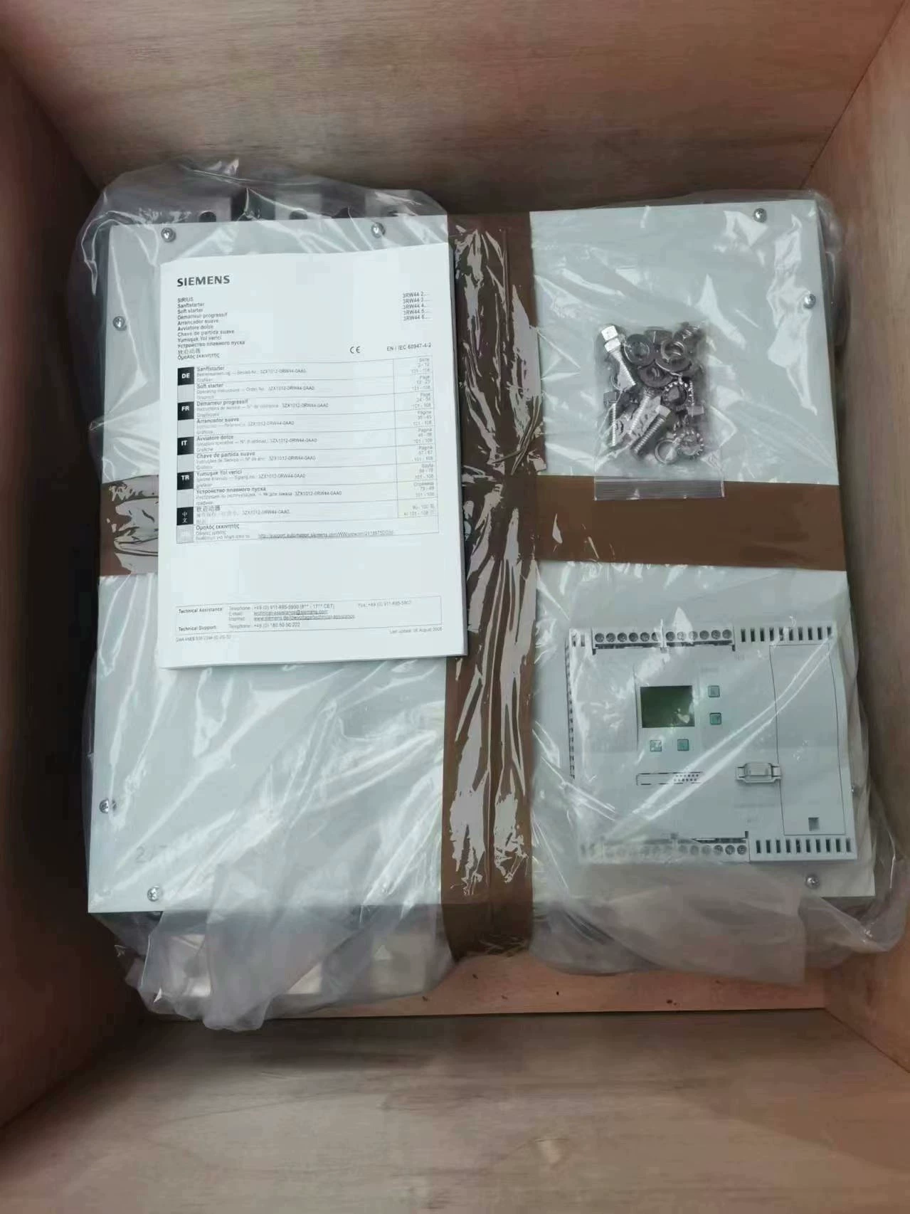 Чисто нов, оригинален, директно фабрично устройство за меко пускане Siemens 3RW4466-2BC46 SIRIUS SOFT STARTER