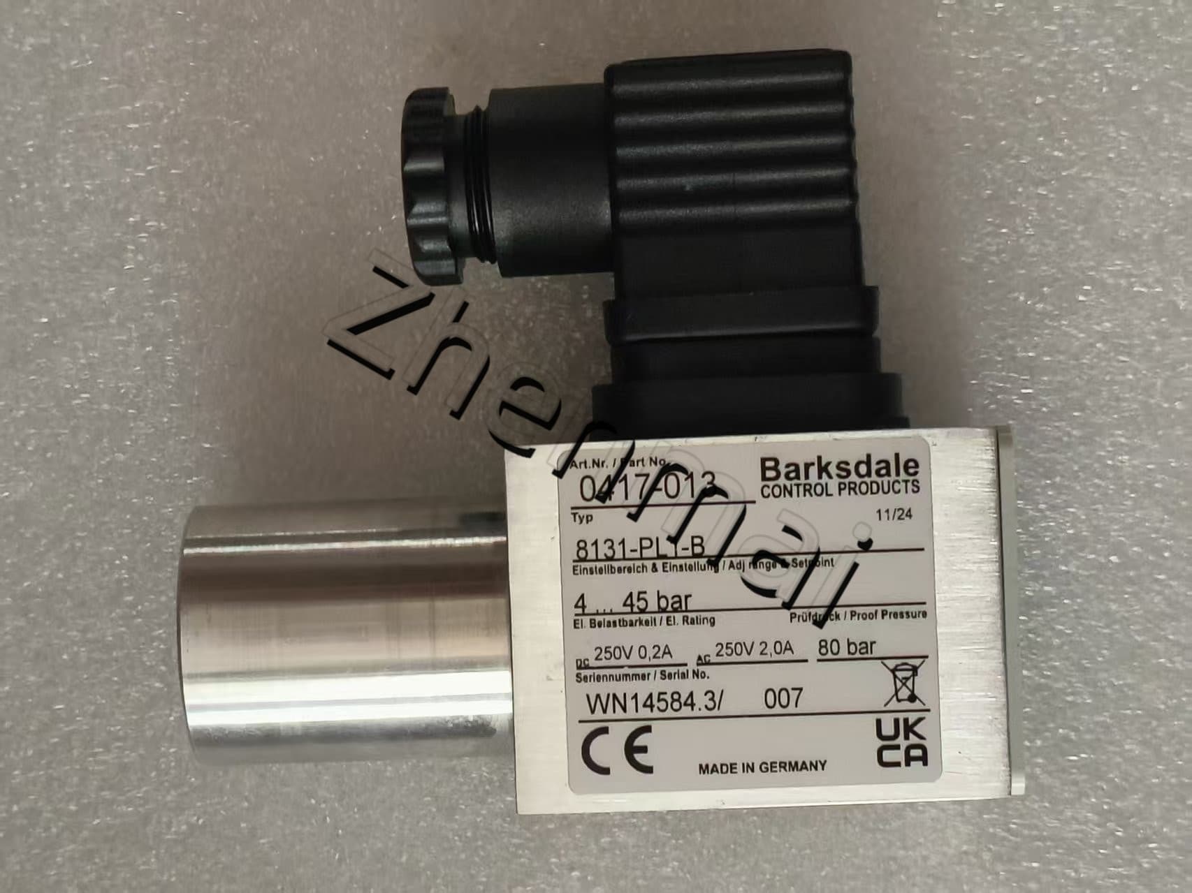 Чисто нов оригинален Barksdale 8131-PL1-B 0417-013 Сензор за налягане Превключвател за ниво Превключвател на потока Превключвател за налягане Бърза доставка