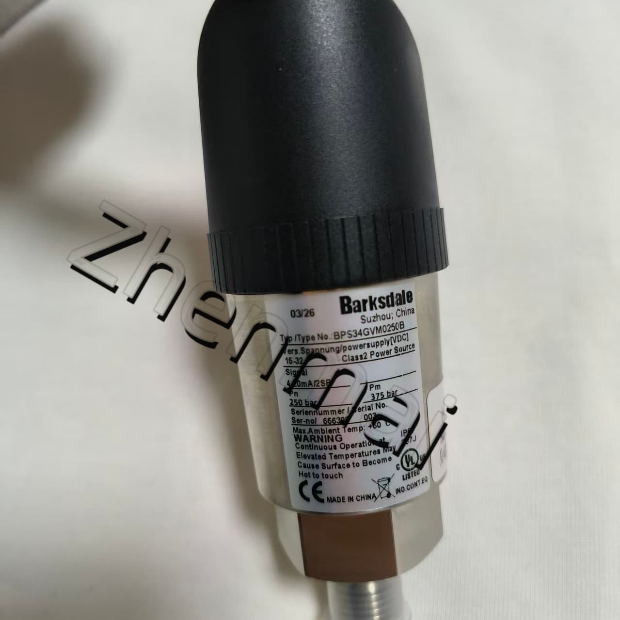Чисто нов оригинален Barksdale BPS34GVM0250B Сензор за налягане Превключвател за ниво Превключвател на потока Превключвател за налягане Бърза доставка