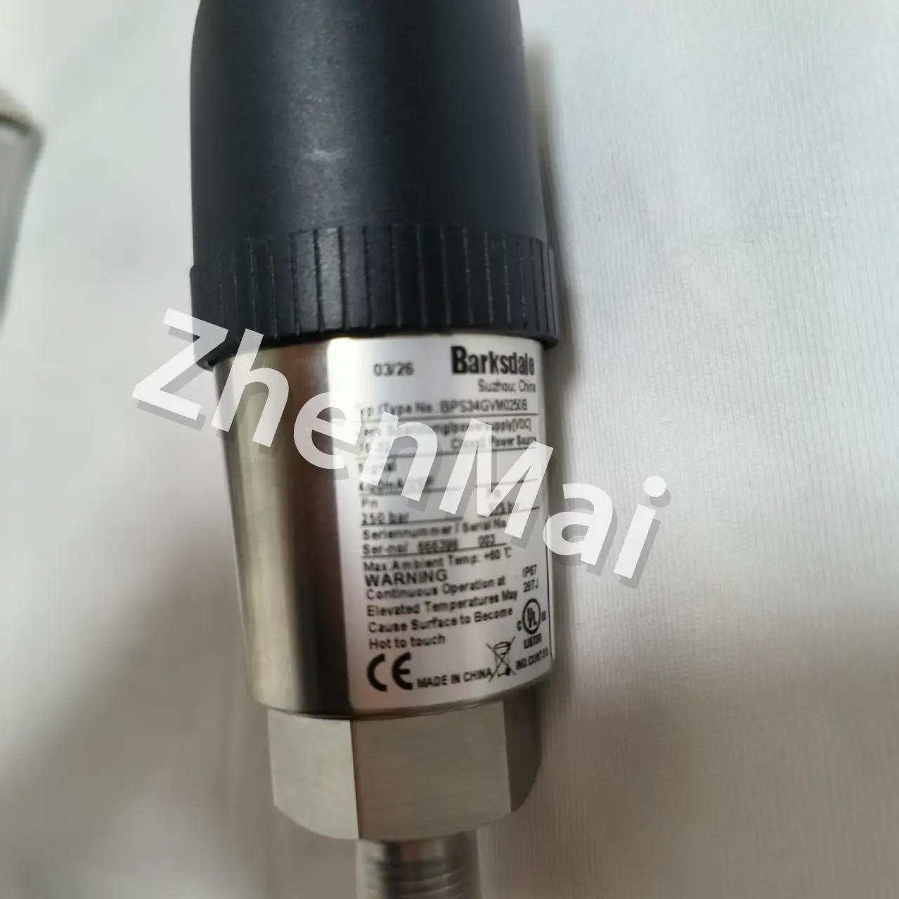 Чисто нов оригинален Barksdale BPS34GVM0400B Сензор за налягане Превключвател за ниво Превключвател на потока Превключвател за налягане Бърза доставка