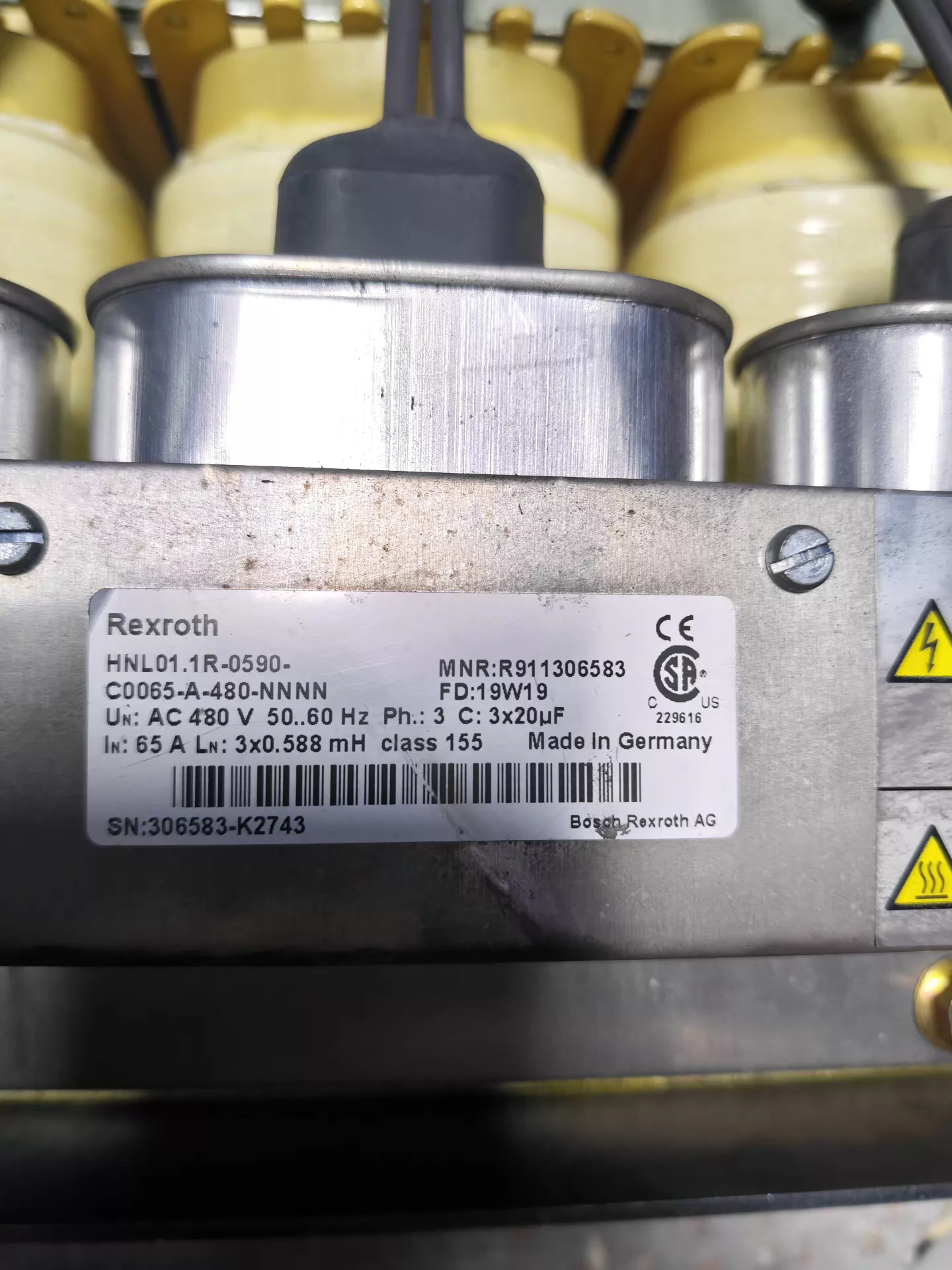 Чисто ново оригинално серво задвижване Bosch Rexroth HNL01.1R-0590-C0065-A-480-NNNN Серво мотор Бърза доставка