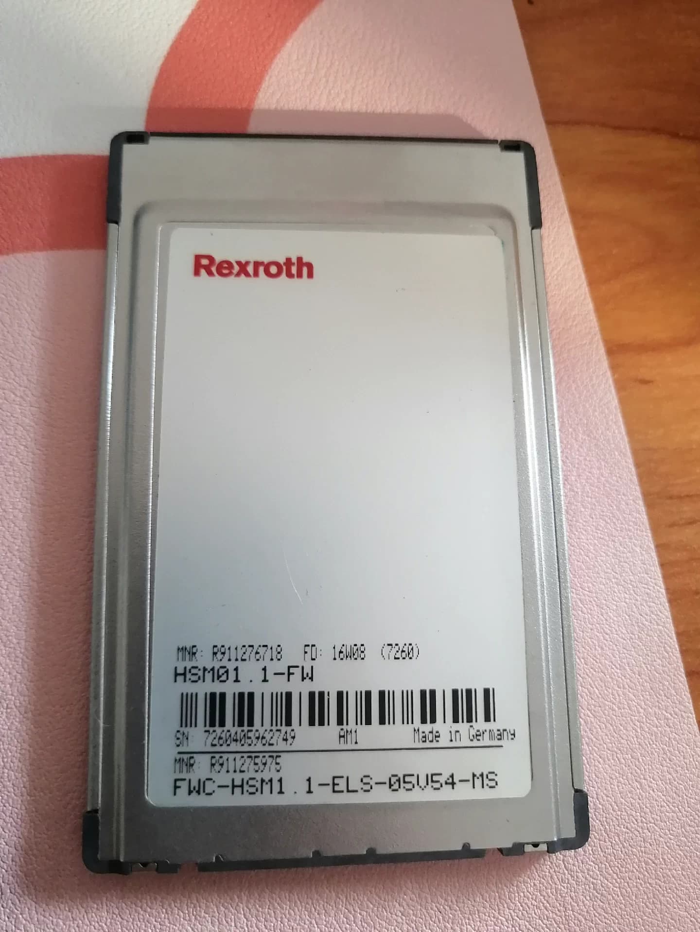 Чисто нова оригинална карта с памет на серво задвижване Bosch Rexroth FWC-HSM1.1-ELS-05V54-MS серво мотор Бърза доставка